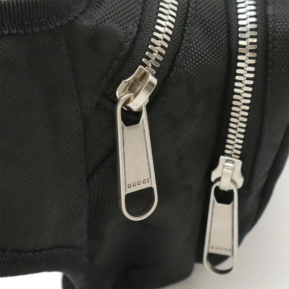 GUCCI Black Leather Fanny Pack - Picture 5 of 10